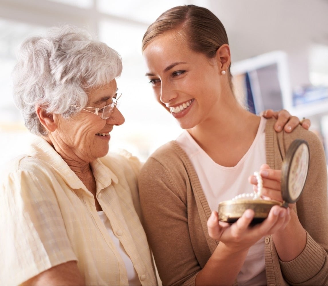 Memory Care - Woman and grand daughter 1920 Memory Care - Woman and grand daughter 1920